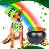 St. Patrick's Day Dog Bandana, 2 Pack Adjustable Holiday Party