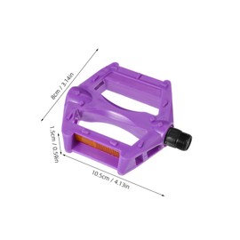 Mikinona Skid Bicycle Pedals for Lightweight Replacement Pedals Durable Bike Accessories for Safe Riding Platform for Comfort Stability Easy to Install Disassemble