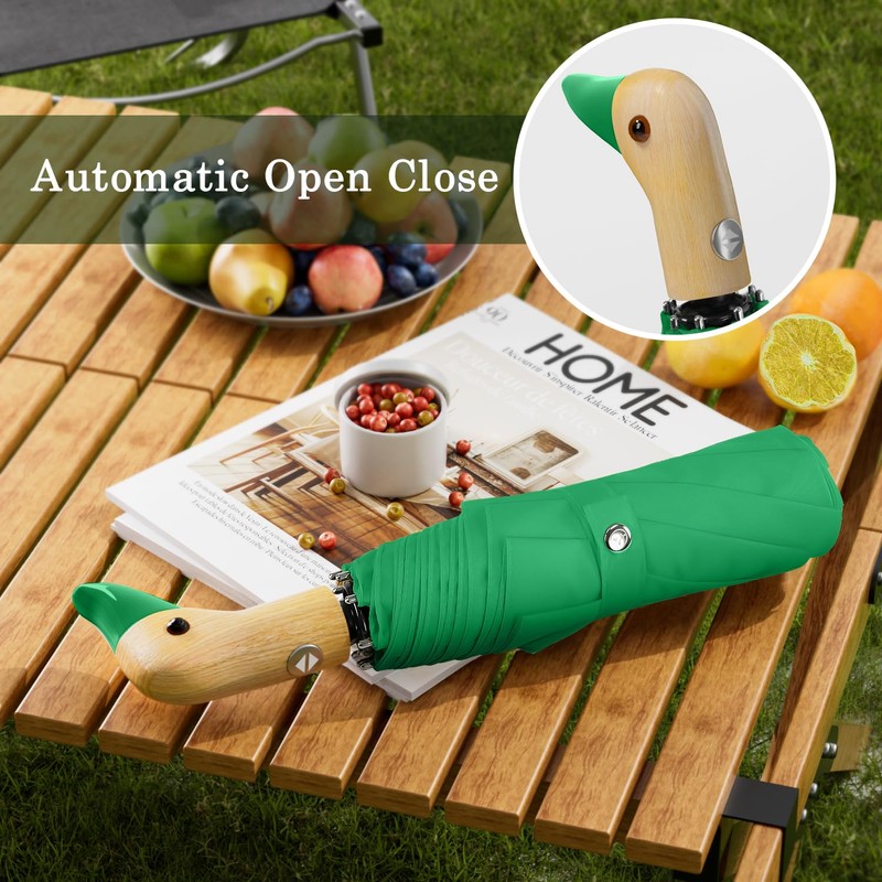Natuquebrela Portable Duck Head Umbrella - Large Compact Umbrella Rain