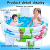 GAESHOW Inflatable Paddling Pool, 3 Ring Paddling Pools for Kids,