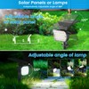 VOLISUN Solar Spotlight Outdoor, IP67 Waterproof Solar Landscape Spot Lights，Uplights