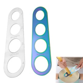 2 Spaghetti Scoops; Stainless Steel Spaghetti Measure Pasta Measure Kitchen Aid Tools