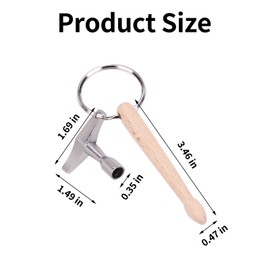 YAFIYGI Drum Keychain Percussion Tool for Drummers Drum Keychain Accessories Mini Drumsticks for Bateria Acustica Drums Key Symbols Car Key Holder for Adults and Musicians