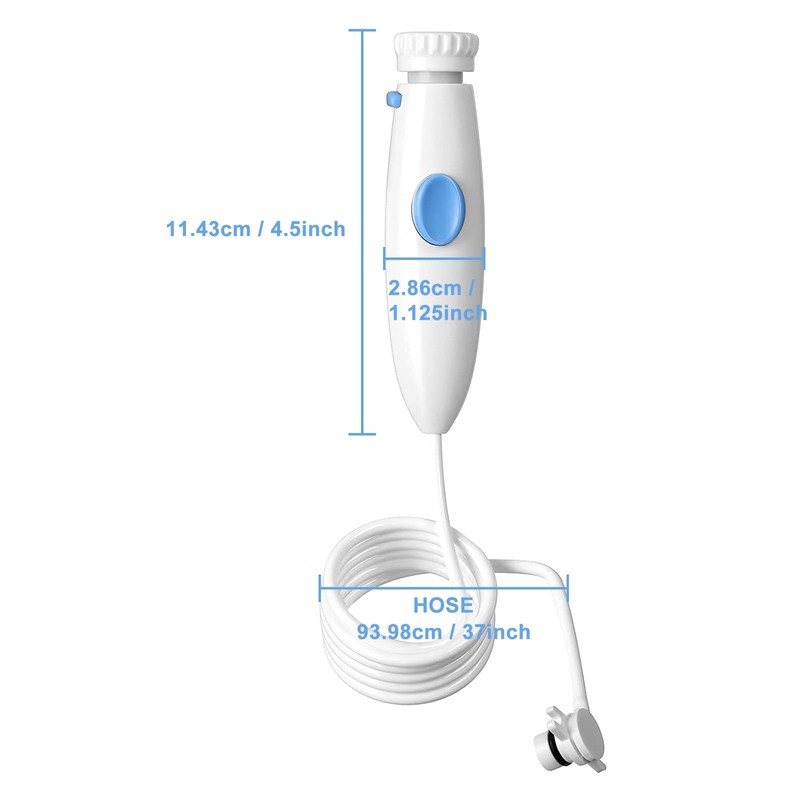 Oral Hygiene Accessories Water Hose Plastic Handle Compatible for Waterpik