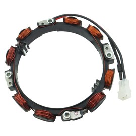 TOTEDELL 592831 Alternator Stator Dual Circuit Compatible with Briggs & Stratton with 845907 REGULATOR Replaces 696459 393800 691063 393474 with Spark Plug