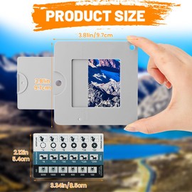 Professional Artist View Finder with Sliding Color Isolation Window, Multi-Purpose Composition Tool for Painting, Photography & Sketching, Durable ABS Frame with Grid Guides