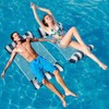 Inflatable Pool Float, 2 Pack Meegoo Inflatable Water Hammock for