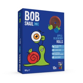 Bob Snail Natural Apple Blueberry Fruit Rolls 100 g