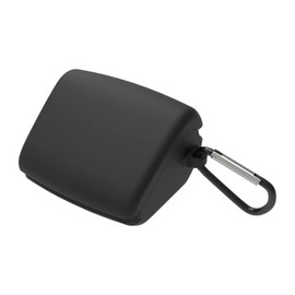 Geekria - Funda de silicona compatible con Audio-Technica ATH-TWX9 True Wireless Earbuds, funda protectora para auriculares, funda de transporte con gancho para llavero, puerto de carga accesible