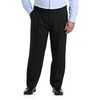 Oak Hill by DXL Men's Big and Tall Waist-Relaxer Pleated