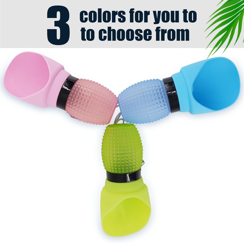 MEETCARE Pineapple Silicone Dog Water Bottle, Foldable Cup for Dog