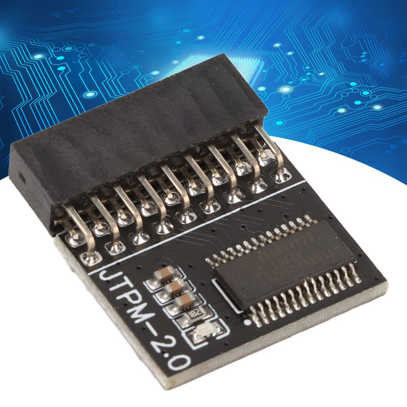 TPM2.0 Module,Secure Storage 18 Pin TPM2.0 Encryption Security Module,Reserved Memory