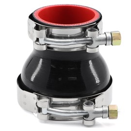 Taukealugs Straight Reducer Coupler Silicone Hose ID 2-inch to 3-inch 4-Ply with Stainless Steel T-Bolt Clamp for Turbo/Intercooler/Intake Piping