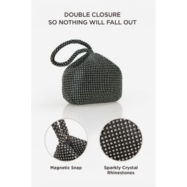 BABEYOND 1920s Flapper Clutch Handbag Peacock Glitter Sequin Clutch Bag for Women Roaring 20s Evening Clutch Beaded Bag Gatsby Costume Accessories Wedding Party (Black)