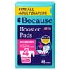 Because Overnight Booster Pads Fit All Adult Diapers, Helps Keep