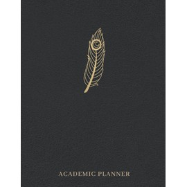 Feather Academic Planner: 8.5 X 11 Undated Daily Academic Planner With Time Spent Studying, Hourly Schedule, Today's Goal, Topics To Study, Tasks, Assignments, Projects, Quizzers And Exams