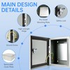 Outdoor Electrical Box Waterproof, NEMA 4 Steel Enclosure Box with