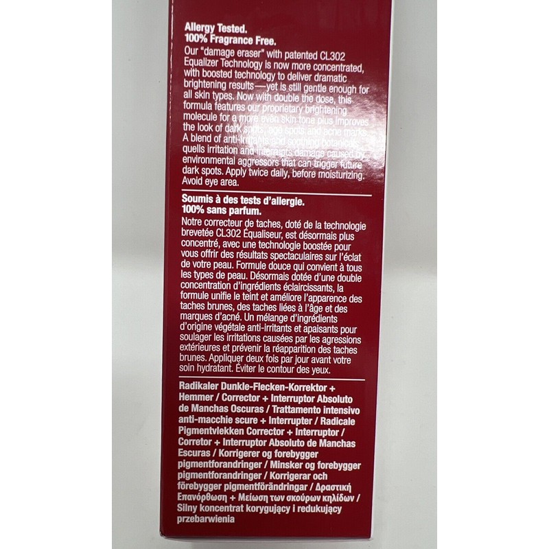 Clinique Even Better Clinical Radical Dark Spot Corrector +Interrupter 3.4oz