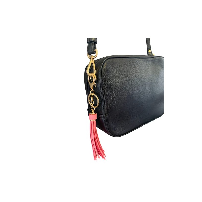 Love EMVY Ladies Tassels Faux Leather Keyring, Keychain, Bag Charm