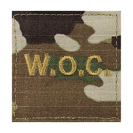 Uniform Accessories Unlimited Inc Warrant Officer Candidate WOC Scorpion OCP Rank Insignia With Fastener- GOLD WOC