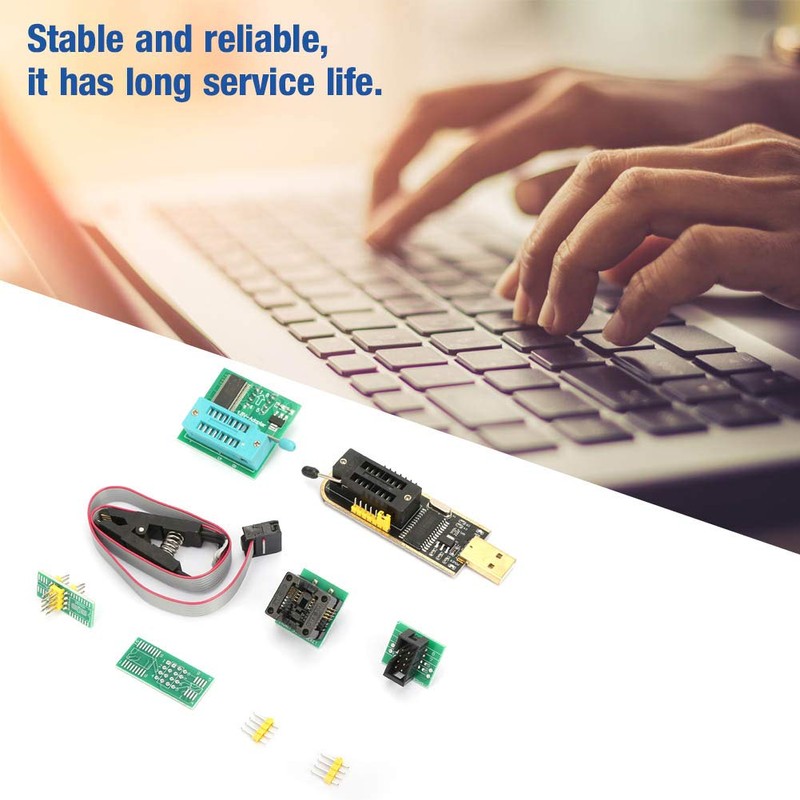 SOP8 Test Clip, CH341A 24 25 Series Programming Adapter Socket