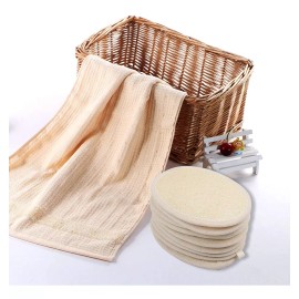 Mooerca Paquete De 10 Esponjas Exfoliantes Para Lufa, Grandes 4 X 5.