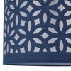 firstchoicelighting Set of 2 Navy Blue Table Lamp Shades, Lampshades