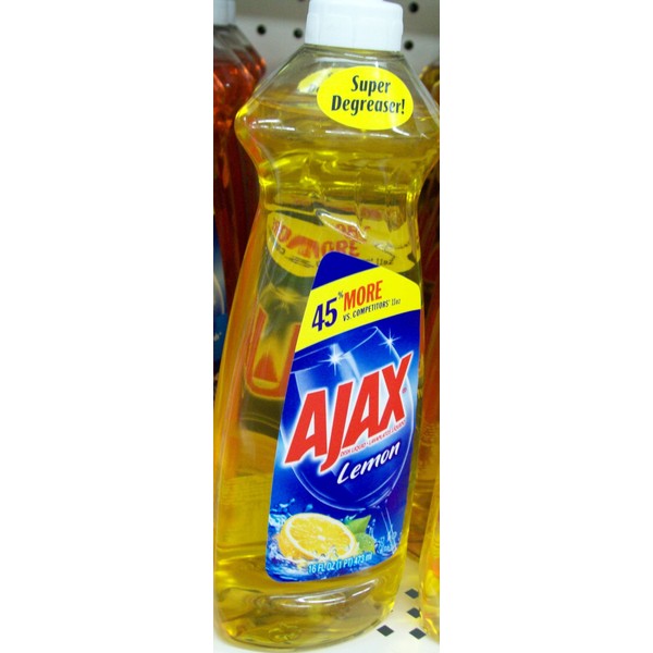 Ajax Lemon Scent Dishwashing Liquid 16 oz