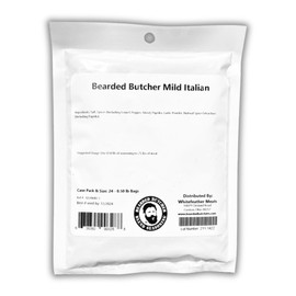 Bearded Butchers Mild Italian Seasoning, 8 oz – Seasons Up to 25 lbs of Meat – Classic Blend with Fennel, Paprika & Garlic – Perfect for Italian Sausage, Meatballs, Bratwursts & Wild Game
