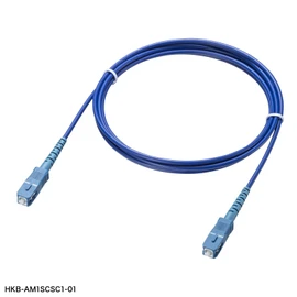 Sanwa Supply HKB-AM1SCSC1-02 Armored 1-Core Fiber Optic Cable (Single Mode, SC-SC, 6.6 ft (2 m)