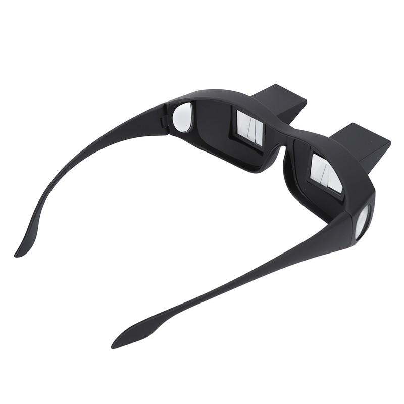 Prism Glasses Stylish Compact Black Large Resin Glass 16cm Frame
