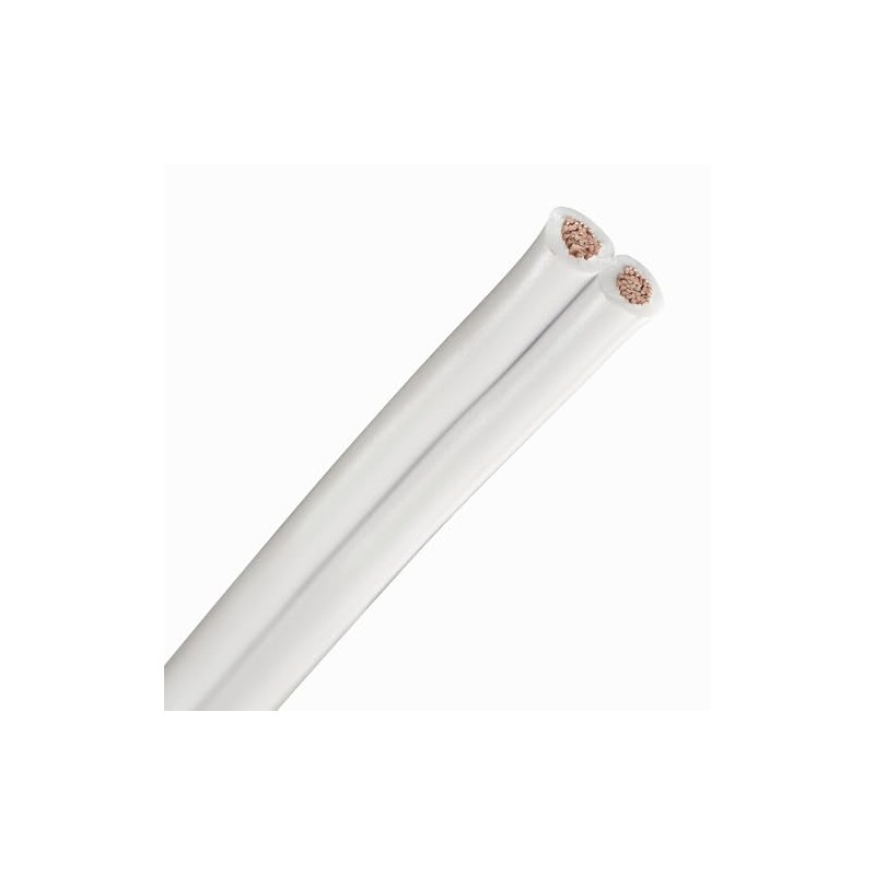 OHM 配線用 ビニール平行線 白 6m 1500W (04-7470)