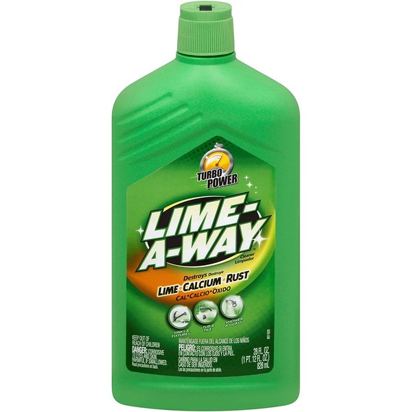 Lime-A-Way Lime, Calcium & Rust Cleaner 28 oz (Pack of 3)
