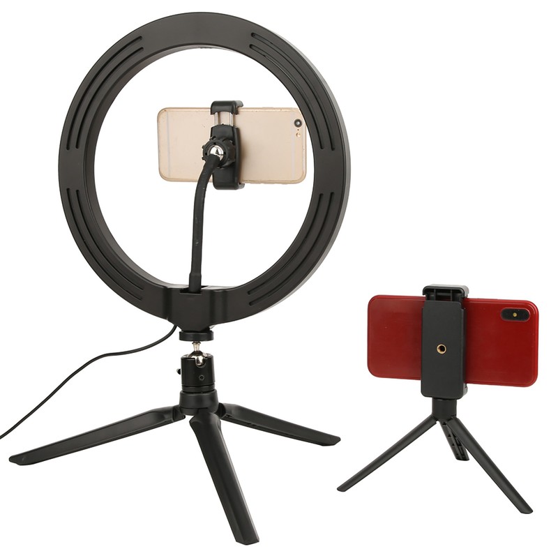 26cm/10in Ring Light LED Live Lamp Fill Light Dimmable USB