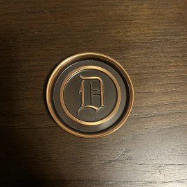 Hyde Vintage Copper Monogram Letter D Detroit Tigers Trinket Tray