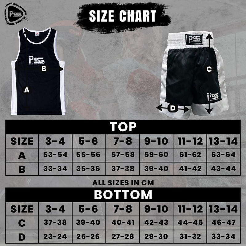 Prime Leather Ultimate Kids Boxing Uniform Set 2 Pieces Breathable