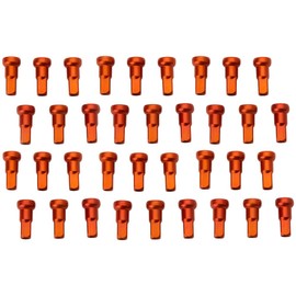 Tusk Impact Wheel Replacement Spoke Nipple Kit Front Orange Compatible with KTM 450 SX-F 2007-2025/300 XC 2006-2025/250SX-F 2005-2025