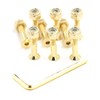 Ever Hardware Skateboard Hardware 9PCS Deck Mounting Screws Nuts Hex