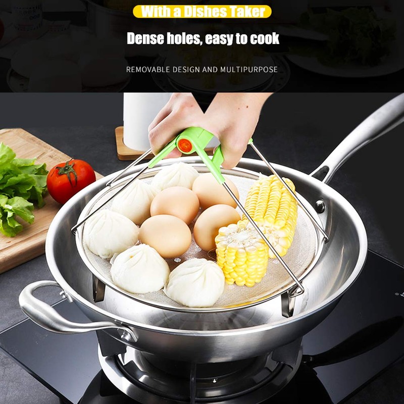 Round Stainless Steel Steamer Rack 7.6" 8.5" 9.33" 10.23" Inch