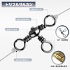 9KM DWLIFE Triple Barbed Fishing Hooks 50pcs Triple Barbed Hooks