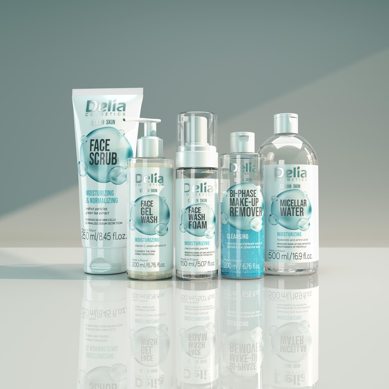 Delia Cosmetics Clean Skin - Normalizing and Moisturising Facial Cleansing