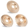 Pomsare Upgraded 3PCS Wood Carving Disc Set for 4" or