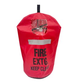 Fire Extinguisher Cover with Reflective Strap, Heavy Duty Fire Sa-fety Protective Sleeve from scuffs & scratches Accessories, 1 Pcs, 17"Wx22"L (5-13LB)