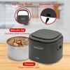 Brentwood 110V 50W 0.6L Portable Leakproof Electric Lunch Box Food