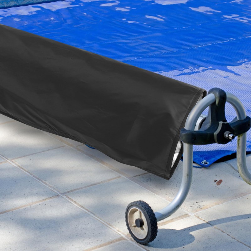 Levemolo Pool Cover Reel Solar Blanket Cover for Inground Above