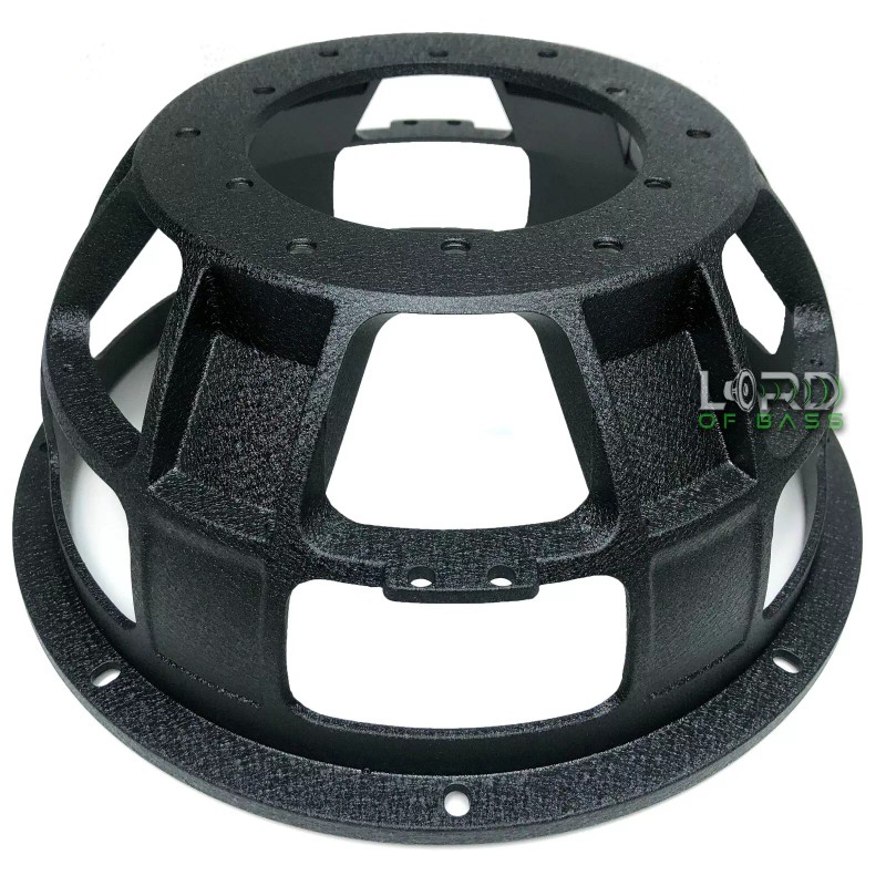 Lord of Bass 12" TI Cast Aluminum Subwoofer Frame-Basket V2
