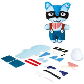Joustra J46400 Children's Craft and Sewing Kit My Homemade Raccoon, Colourful