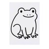 'Cute Frog' Temporary Tattoo - Water Resistant, Skin-Safe, Non-Toxic Transfer (TO00085669)