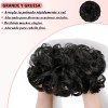 Chongos Postizos Cabello Moño Pelo Desordenado Postizo,2 Pza