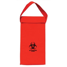 Hopkins Medical Insulated Bio Transport Bag, Cooler Bag, Biohazard Cooler Bag, 6.75 Inch x 10 Inch x 5.75 Inch
